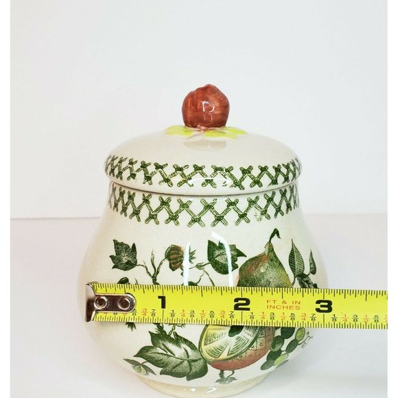 Johnson Bros Staffordshire Old Granite Sugar Bowl w Lid England Arbor - Picture 8 of 8